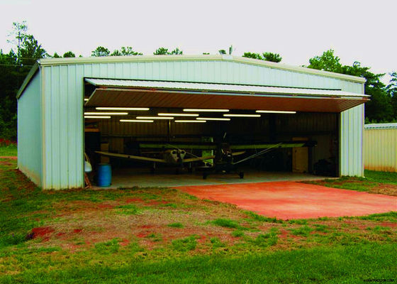 鉄骨構造の航空機の格納庫の建物の一時的な航空機の格納庫の構造