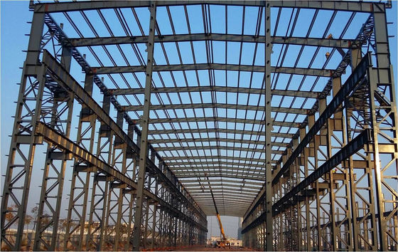 プレハブの鋼鉄工業ビル/鉄骨フレームの工業ビルの構造