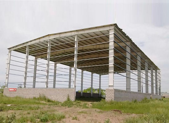 軽い鋼鉄建物の倉庫の構造の鉄骨構造のガレージ