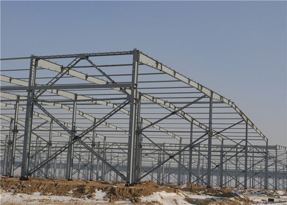 企業現代PEBの鋼鉄建物の鉄骨構造の建築構造