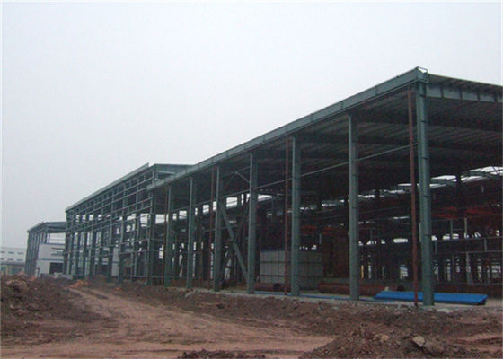 Q355Bの鉄骨フレームの構造の建物の製作の重い産業鋼鉄建物