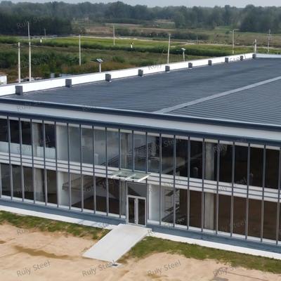 展示室とオフィスのためのメザンニンを持つ多機能鋼筋構造倉庫