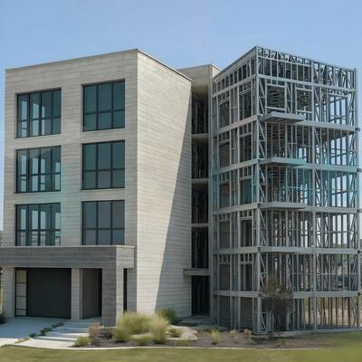 多階建て 防震 プリファブ ボルト 接続 鋼鉄 構造 建設 ホテル