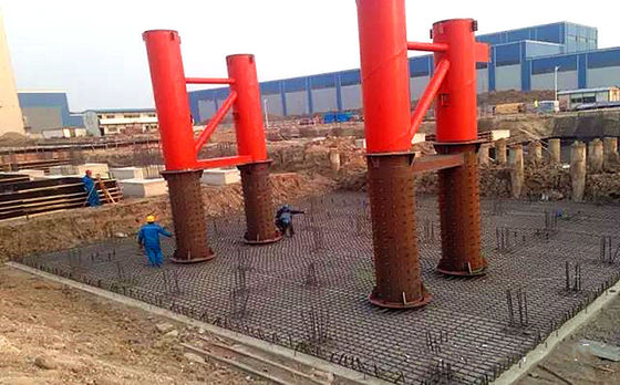 溶接された鋼管のコラムのコンクリートによって満たされる鋼鉄管状のポストの製作者