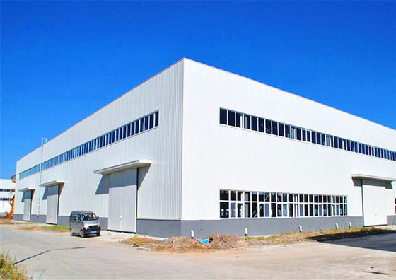 鋼鉄プレハブの倉庫の建物/大きいスパンの鉄骨フレームの工業ビル