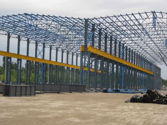上空クレーン付きの製鋼構造工房