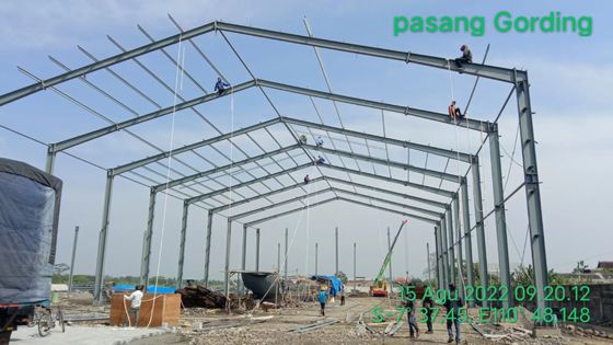 産業用鋼鉄構造物 断熱サンドイッチパネル 建築物 オーダーメイド 水/火屋根 ワークショップ