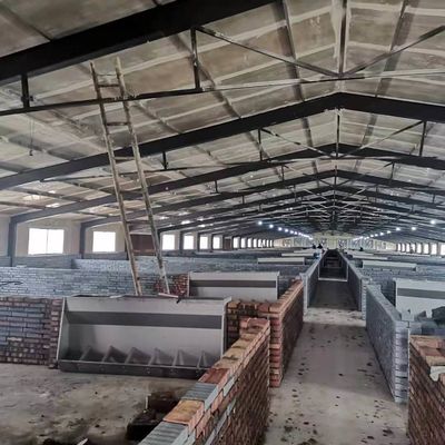 塗装工業用プリファブ/プリエンジニアされた鋼鉄構造物 軽鋼熱隔断工房
