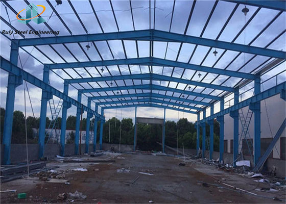 長寿命 迅速な建築 塗装済み プリファブリック 倉庫/ワークショップ/ハンガー 鉄筋構造