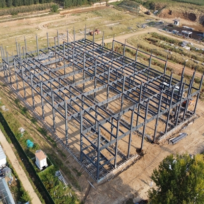 プレハブ鉄骨構造倉庫 Q235B Q355B ASTM A36 大スパン