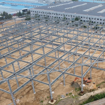 大幅な幅の建物のためのゲーブルフレーム鋼筋構造倉庫