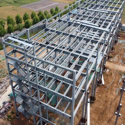 多階建てのモダンなプレハブ鉄骨構造ホテル