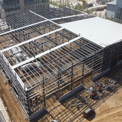 工業用ワークショップ用プレハブ鋼構造建物 Q235B Q355B