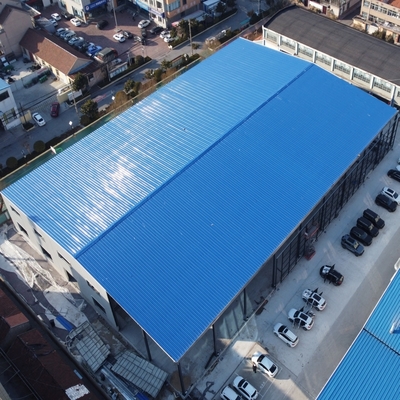 1.8mm 亜鉛メッキ鋼構造倉庫プレハブ建物