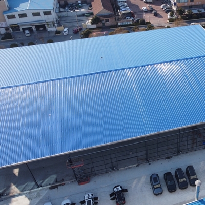 60x30x7.5m プレハブ鋼鉄倉庫 ASTM A36 Q235B