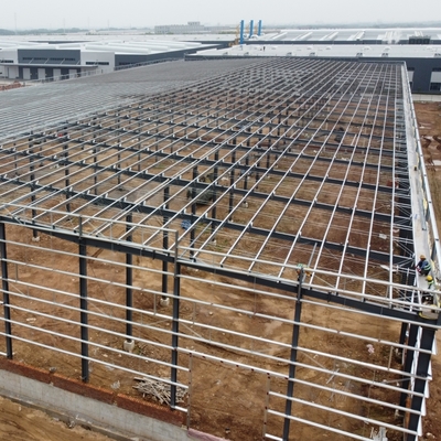 プレハブ鋼鉄倉庫 100m x 30m Q235B Q355B
