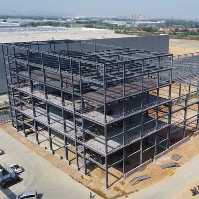 倉庫のためのプリファブ多階建て鋼筋枠建設