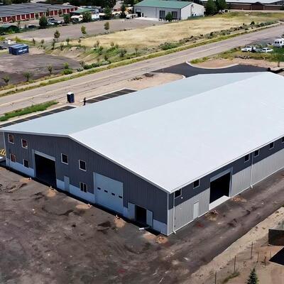 品質保証 産業用または保管用プ​​レハブ鉄骨構造ボルト接続倉庫
