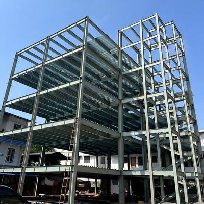 多階建ての高層 ファッションデザイン プリファブリック 鋼鉄構造 オフィスビル
